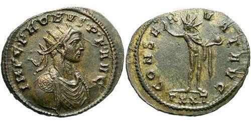 1 Антониниан Римская империя (27BC-395) Серебро/Медь Проб (232-282)