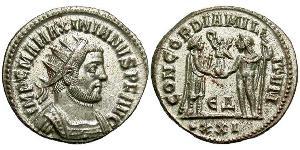 1 Антонініан Римська імперія (27BC-395)  Максиміан (250-310)