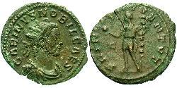 1 Антонініан Римська імперія (27BC-395) Бронза Карін (257-285)