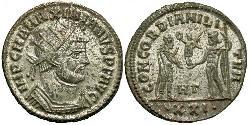 1 Антонініан Римська імперія (27BC-395) Бронза Максиміан (250-310)