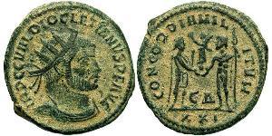 1 Антонініан Римська імперія (27BC-395) Бронза Діоклетіан (244-311)