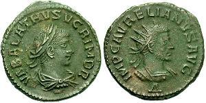 1 Антонініан Римська імперія (27BC-395) Бронза Авреліан (215-275)