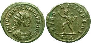 1 Антонініан Римська імперія (27BC-395) Бронза Кар (230-283)