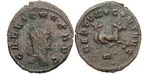 1 Антонініан Римська імперія (27BC-395) Бронза Галліен (218-268)