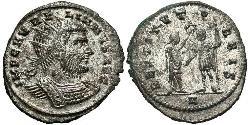 1 Антонініан Римська імперія (27BC-395) Мідь/Срібло Авреліан (215-275)