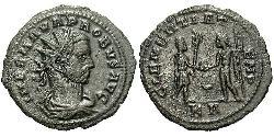 1 Антонініан Римська імперія (27BC-395) Мідь/Срібло Проб (232-282)