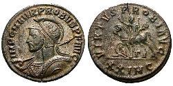 1 Антонініан Римська імперія (27BC-395) Мідь/Срібло Проб (232-282)