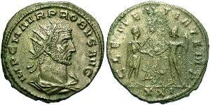 1 Антонініан Римська імперія (27BC-395) Мідь/Срібло Проб (232-282)