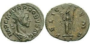 1 Антонініан Римська імперія (27BC-395) Мідь/Срібло Проб (232-282)