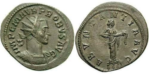 1 Антонініан Римська імперія (27BC-395) Мідь/Срібло Проб (232-282)