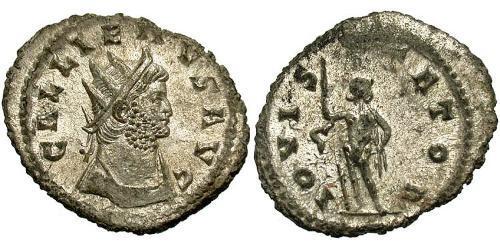 1 Антонініан Римська імперія (27BC-395) Мідь/Срібло Галліен (218-268)