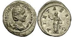 1 Антонініан Римська імперія (27BC-395) Срібло Otacilia Severa (244-249)
