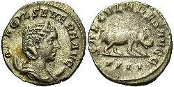 1 Антонініан Римська імперія (27BC-395) Срібло Otacilia Severa (244-249)