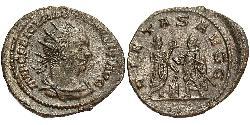 1 Антонініан Римська імперія (27BC-395) Срібло Валеріан I (193-260)