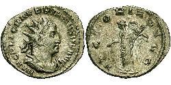 1 Антонініан Римська імперія (27BC-395) Срібло Валеріан I (193-260)