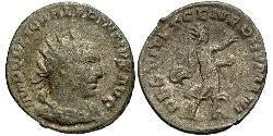 1 Антонініан Римська імперія (27BC-395) Срібло Валеріан I (193-260)