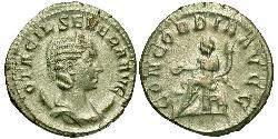 1 Антонініан Римська імперія (27BC-395) Срібло Otacilia Severa (244-249)
