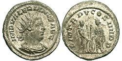 1 Антонініан Римська імперія (27BC-395) Срібло Валеріан I (193-260)