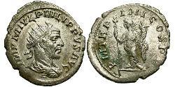 1 Антонініан Римська імперія (27BC-395) Срібло Філіпп Араб (204-249)