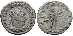 1 Антонініан Римська імперія (27BC-395) Срібло Валеріан I (193-260)