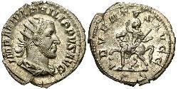 1 Антонініан Римська імперія (27BC-395) Срібло Філіпп Араб (204-249)