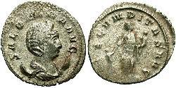 1 Антонініан Римська імперія (27BC-395) Срібло Salonina (?-268)