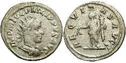 1 Антонініан Римська імперія (27BC-395) Срібло Філіпп Араб (204-249)
