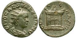 1 Антонініан Римська імперія (27BC-395) Срібло Валеріан  II (?-258)