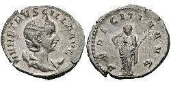 1 Антонініан Римська імперія (27BC-395) Срібло Herennia Etruscilla (249-251)