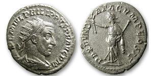1 Антонініан Римська імперія (27BC-395) Срібло Філіпп Араб (204-249)
