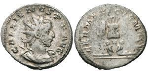 1 Антонініан Римська імперія (27BC-395) Срібло Галліен (218-268)