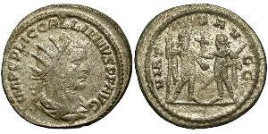 1 Антонініан Римська імперія (27BC-395) Срібло Галліен (218-268)