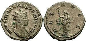 1 Антонініан Римська імперія (27BC-395) Срібло Галліен (218-268)