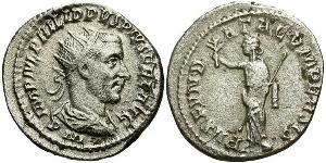 1 Антонініан Римська імперія (27BC-395) Срібло Філіпп Араб (204-249)