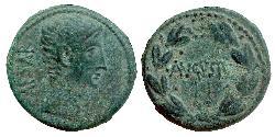 1 Асс Римская империя (27BC-395) Бронза Октавиан Август (63BC- 14) 
