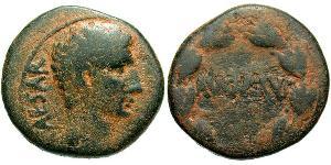 1 Асс Римская империя (27BC-395) Бронза Октавиан Август (63BC- 14) 