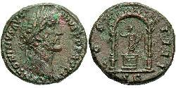 1 Асс Римська імперія (27BC-395) Бронза Антоній Пій  (86-161)