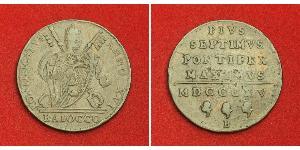 1 Байокко Папська держава (752-1870) Мідь Пій VII (1742 -1823)