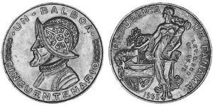 1 Бальбоа Республика Панама Серебро Нуньес де Бальбоа, Васко (1475 – 1519)