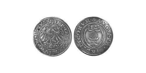 1 Батцен Аугсбург (1276 - 1803) Срібло Карл V імператор Священної Римської імперії (1500-1558)