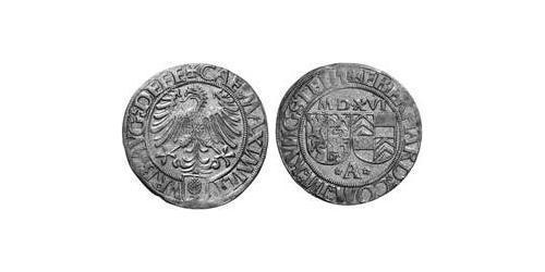 1 Батцен Аугсбург (1276 - 1803) Срібло Maximilian I, Holy Roman Emperor (1459 - 1519)