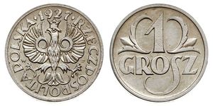1 Грош Польская Республика (1918 - 1939) Медь 