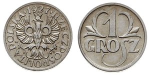 1 Грош Польська республіка (1918 - 1939) Мідь 