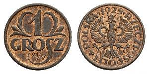 1 Грош Польська республіка (1918 - 1939) Мідь 