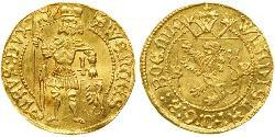 1 Гульден Богемия Золото Vladislas II of Hungary (1456- 1516)