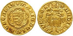 1 Гульден Королiвство Угорщина (1000-1918) Золото Mary of Hungary (1371-1395)