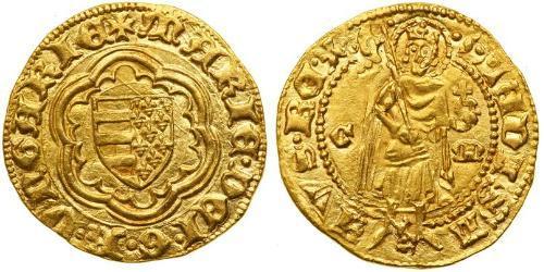 1 Гульден Королевство Венгрия (1000-1918) Золото Mary of Hungary (1371-1395)