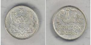 1 Гульден Gdansk (1920-1939) Серебро 