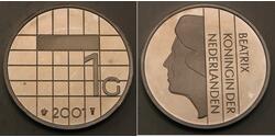 1 Гульден Нидерланды Серебро 