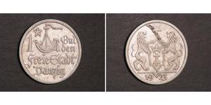 1 Гульден Gdansk (1920-1939) Срібло 